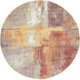 thumbnail image 1 of Jill Zarin Jill Zarin’s Downtown Round Abstract Modern Area Rugs, Multi-color, 1 of 6