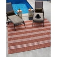 thumbnail image 1 of Jill Zarin Outdoor Collection Area Rug - Anguilla (13' 1" Square Rust Red/Ivory), 1 of 8