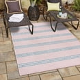 thumbnail image 1 of Jill Zarin Outdoor Collection Area Rug - Anguilla (3' 1" x 5' 3" Rectangle Pink and Aqua/Light Blue), 1 of 11