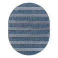thumbnail image 1 of Jill Zarin Outdoor Collection Area Rug - Anguilla (7' 10" x 10' Oval Blue/Ivory), 1 of 7