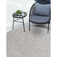 thumbnail image 1 of Jill Zarin Outdoor Collection Area Rug - Cape Town (10' 8" Round Pink and Aqua/Light Blue), 1 of 11