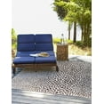 thumbnail image 1 of Jill Zarin Outdoor Collection Area Rug - Cape Town (10' 8" Square Black/Ivory), 1 of 7