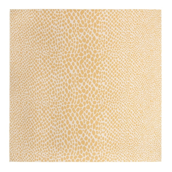 Jill Zarin Outdoor Collection Area Rug - Cape Town (13' 1" Square Yellow Ivory/Ivory)