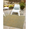 thumbnail image 1 of Jill Zarin Outdoor Collection Area Rug - Cape Town (13' 1" Square Yellow and Aqua/Light Blue), 1 of 11