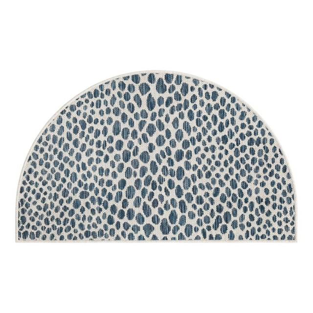 Jill Zarin Outdoor Collection Area Rug - Cape Town (2' 2" x 3' 7" Hearth Blue/Olive)