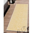thumbnail image 1 of Jill Zarin Outdoor Collection Area Rug - Cape Town (2' x 6' 1" Runner Yellow Ivory/Ivory), 1 of 8