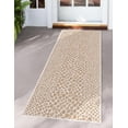 thumbnail image 1 of Jill Zarin Outdoor Collection Area Rug - Cape Town (2' x 8' Runner Dark Beige/Ivory), 1 of 3