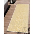 thumbnail image 1 of Jill Zarin Outdoor Collection Area Rug - Cape Town (2' x 8' Runner Yellow Ivory/Ivory), 1 of 4