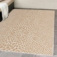 thumbnail image 1 of Jill Zarin Outdoor Collection Area Rug - Cape Town (6' 1" x 9' Rectangle Dark Beige/Ivory), 1 of 12