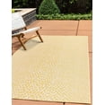 thumbnail image 1 of Jill Zarin Outdoor Collection Area Rug - Cape Town (7' 10" x 10' Rectangle Yellow Ivory/Ivory), 1 of 4