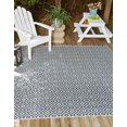 thumbnail image 1 of Jill Zarin Outdoor Collection Area Rug - Costa Rica (13' 1" Square Blue/Ivory), 1 of 3