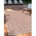 thumbnail image 1 of Jill Zarin Outdoor Collection Area Rug - Costa Rica (4' 1" x 6' 1" Rectangle Rust Red/Ivory), 1 of 8