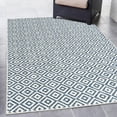 thumbnail image 1 of Jill Zarin Outdoor Collection Area Rug - Costa Rica (5' 3" x 8' Rectangle Blue/Ivory), 1 of 8