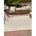 thumbnail image 1 of Jill Zarin Outdoor Collection Area Rug - Costa Rica (7' 10" Square Beige/Cream), 1 of 4