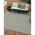 thumbnail image 1 of Jill Zarin Outdoor Collection Area Rug - Costa Rica (7' 10" Square Green/Ivory), 1 of 8