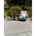 thumbnail image 1 of Jill Zarin Outdoor Collection Area Rug - Costa Rica (7' 10" Square Light Gray/Ivory), 1 of 8