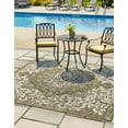 thumbnail image 1 of Jill Zarin Outdoor Collection Area Rug - Dubai (13' 1" Square Green/Ivory), 1 of 7
