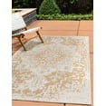 thumbnail image 1 of Jill Zarin Outdoor Collection Area Rug - Dubai (6' 1" x 9' Rectangle Beige/Brown), 1 of 6