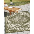 thumbnail image 1 of Jill Zarin Outdoor Collection Area Rug - Dubai (9' x 12' Rectangle Green/Ivory), 1 of 7