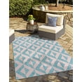 thumbnail image 1 of Jill Zarin Outdoor Collection Area Rug - Napa (2' x 3' 1" Rectangle Pink and Aqua/Light Blue), 1 of 11