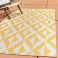 thumbnail image 1 of Jill Zarin Outdoor Collection Area Rug - Napa (4' 1" x 6' 1" Rectangle Yellow/Ivory), 1 of 11