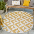 thumbnail image 1 of Jill Zarin Outdoor Collection Area Rug - Napa (5' 3" x 8' Oval Yellow/Ivory), 1 of 11