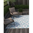 thumbnail image 1 of Jill Zarin Outdoor Collection Area Rug - Napa (7' 10" Square Pink and Aqua/Light Blue), 1 of 11
