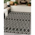 thumbnail image 1 of Jill Zarin Outdoor Collection Area Rug - Turks and Caicos (3' 1" x 5' 3" Rectangle Charcoal Gray/Ivory), 1 of 8