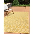 thumbnail image 1 of Jill Zarin Outdoor Collection Area Rug - Turks and Caicos (7' 1" x 10' Rectangle Yellow Ivory/Ivory), 1 of 3