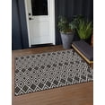thumbnail image 1 of Jill Zarin Outdoor Collection Area Rug - Turks and Caicos (7' 10" Square Charcoal Gray/Ivory), 1 of 8