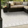 thumbnail image 1 of Jill Zarin Outdoor Collection Area Rug - Turks and Caicos (7' 10" Square Ivory/Gray), 1 of 11