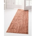 thumbnail image 1 of Jill Zarin Shaggy Chic Collection Area Rug - Shaggy (2' 7" x 10' Runner Grapefruit Pink), 1 of 12