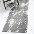 thumbnail image 1 of Jill Zarin Uptown Collection Area Rug - Carnegie Hill (2' 2" x 6' 1" Runner Gray/Ivory), 1 of 6