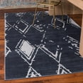 thumbnail image 1 of Jill Zarin Uptown Collection Area Rug - Carnegie Hill (4' x 6' Rectangle Navy Blue/Ivory), 1 of 6