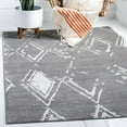 thumbnail image 1 of Jill Zarin Uptown Collection Area Rug - Carnegie Hill (5' 1" x 8' Rectangle Gray/Ivory), 1 of 6