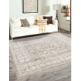thumbnail image 1 of Jill Zarin Uptown Collection Area Rug - Central Park (7' 10" Square Gray/Ivory), 1 of 5