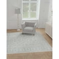 thumbnail image 1 of Jill Zarin Uptown Collection Area Rug - Central Park (7' 10" Square Teal/Ivory), 1 of 5