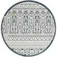 thumbnail image 1 of Jill Zarin Uptown Collection Area Rug - Cloisters (3' 3" Round Blue/Ivory), 1 of 5