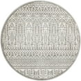 thumbnail image 1 of Jill Zarin Uptown Collection Area Rug - Cloisters (3' 3" Round Gray/Ivory), 1 of 5