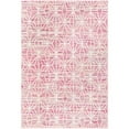 thumbnail image 1 of Jill Zarin Uptown Collection Area Rug - Fifth Avenue (4' 1" x 6' 1" Rectangle Pink/Ivory), 1 of 6