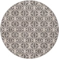 thumbnail image 1 of Jill Zarin Uptown Collection Area Rug - Fifth Avenue (5' 3" Round Gray/Ivory), 1 of 5