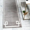 thumbnail image 1 of Jill Zarin Uptown Collection Area Rug - Lenox Hill (2' 7" x 8' Runner Gray/Ivory), 1 of 6