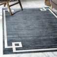 thumbnail image 1 of Jill Zarin Uptown Collection Area Rug - Lenox Hill (5' 1" x 8' Rectangle Navy Blue/Ivory), 1 of 6