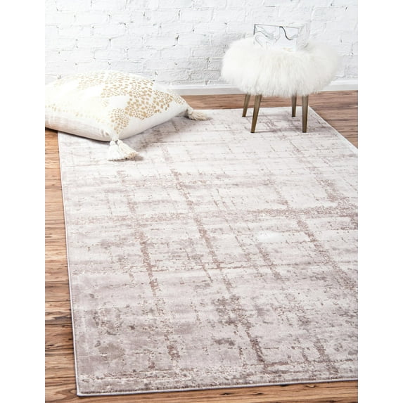 Jill Zarin Uptown Collection Area Rug - Lexington Avenue (4' 1" x 6' 1" Rectangle Beige/Ivory)