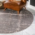 thumbnail image 1 of Jill Zarin Uptown Collection Area Rug - Lexington Avenue (5' 3" Round Gray/Ivory), 1 of 6