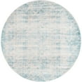 thumbnail image 1 of Jill Zarin Uptown Collection Area Rug - Lincoln Center (7' 10" Round Teal/Ivory), 1 of 5