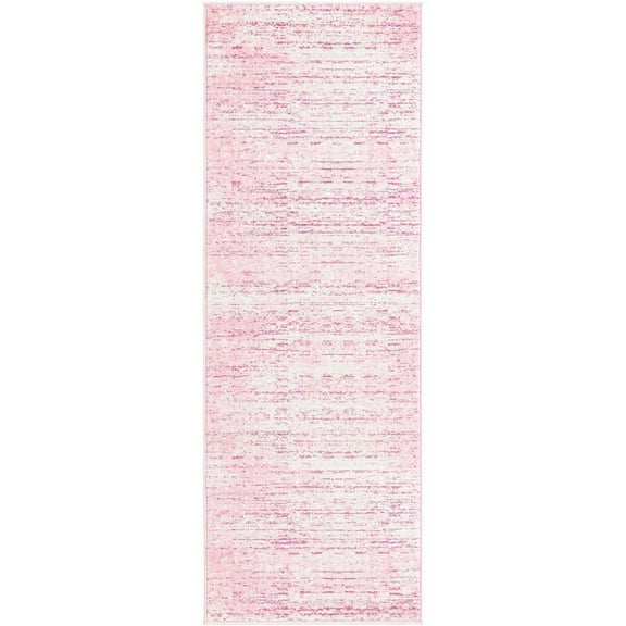Jill Zarin Uptown Collection Area Rug - Madison Avenue (2' 2" x 6' 1" Runner Pink/Ivory)