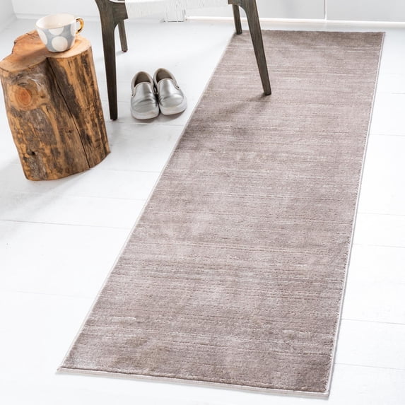 Jill Zarin Uptown Collection Area Rug - Madison Avenue (2' 7" x 13' 11" Runner Brown/Ivory)