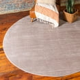 thumbnail image 1 of Jill Zarin Uptown Collection Area Rug - Madison Avenue (3' 3" Round Brown/Ivory), 1 of 6