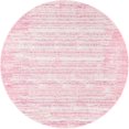 thumbnail image 1 of Jill Zarin Uptown Collection Area Rug - Madison Avenue (7' 10" Round Pink/Ivory), 1 of 6